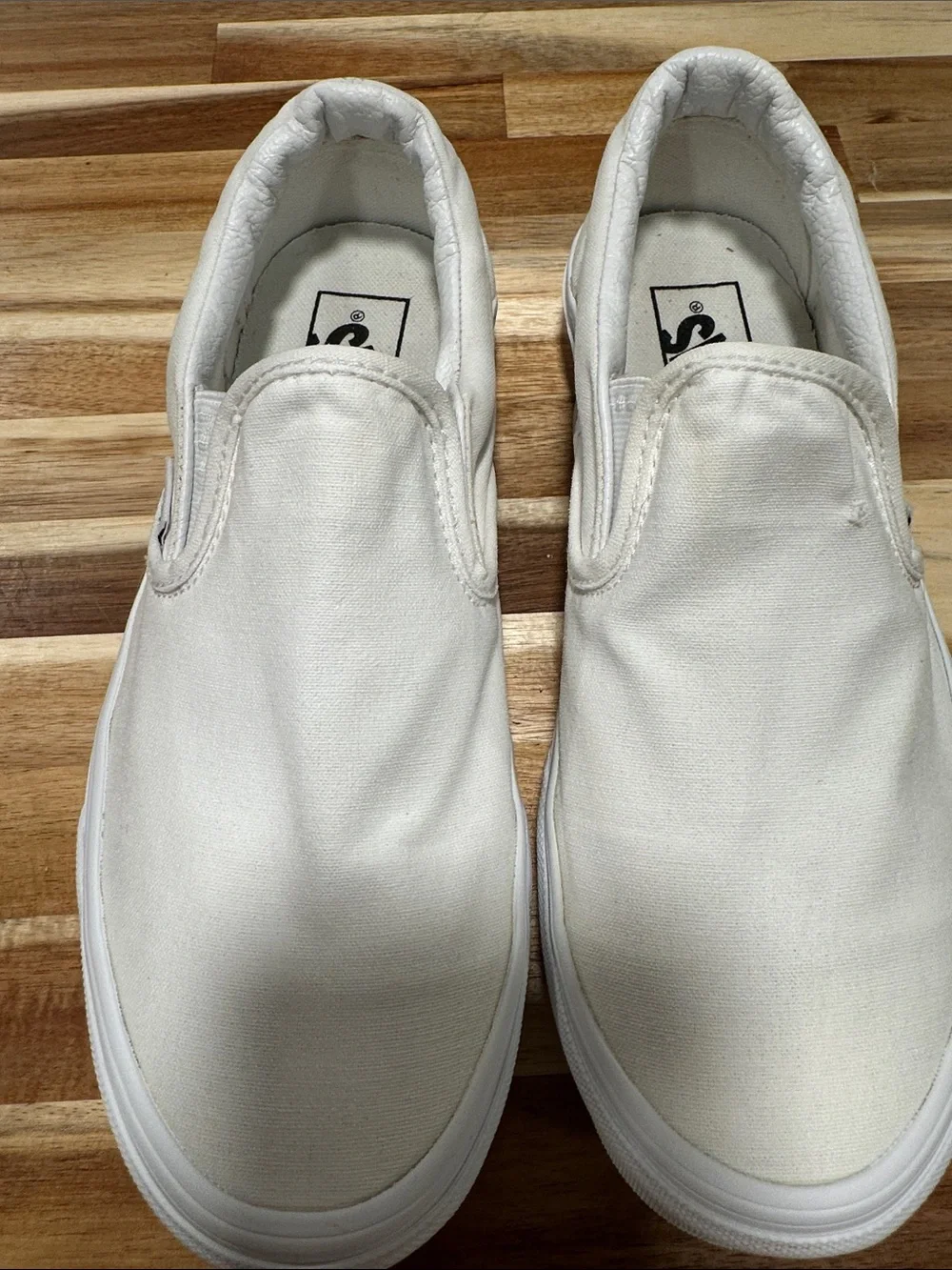 Vans White Slip-On 476